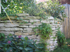 Mauerplatten aus Jura-Kalk