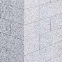 Granit Mauersteine, hellgrau