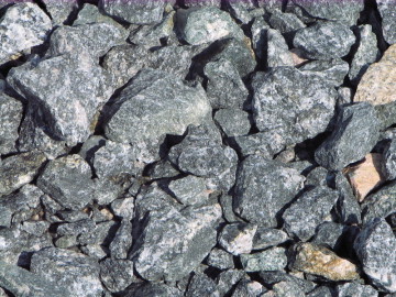 Ziersplitt Granit anthrazit