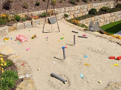 Spielplatzsand Fallschutzsand