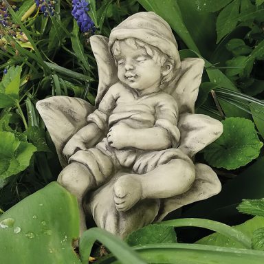 Steingussfigur Elf Glockenblume
