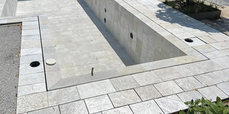Silberquarzit Terrassenplatten