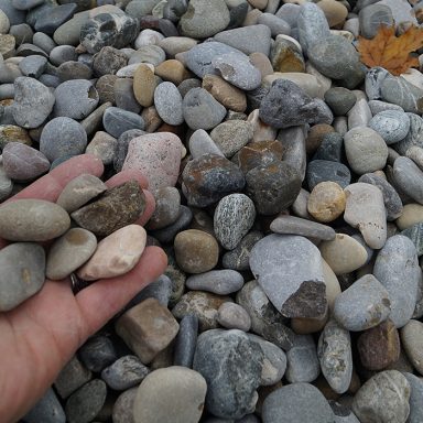 Moräne Gabionensteine Donaukies rundlich