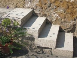 Muschelkalk Treppenstufen