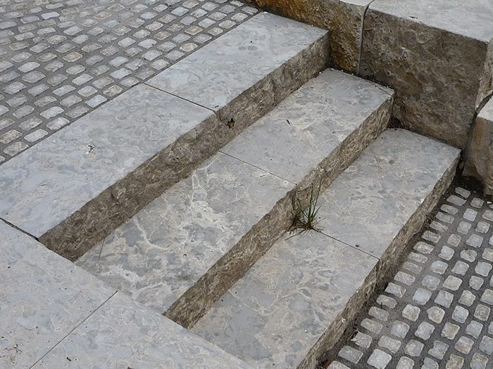 Platzhalter Dolomit Mauersteine
